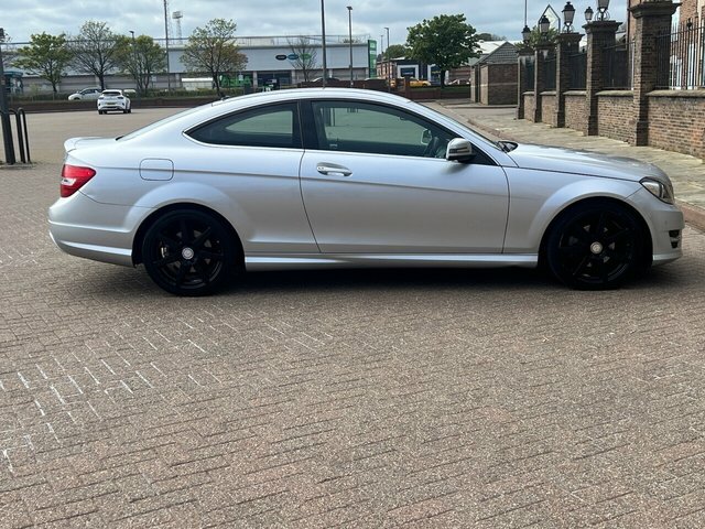 Mercedes-Benz C Class 2014 2.1 C220 Cdi Amg Sport Edition Coupe Dies BP14RGO Silver #5