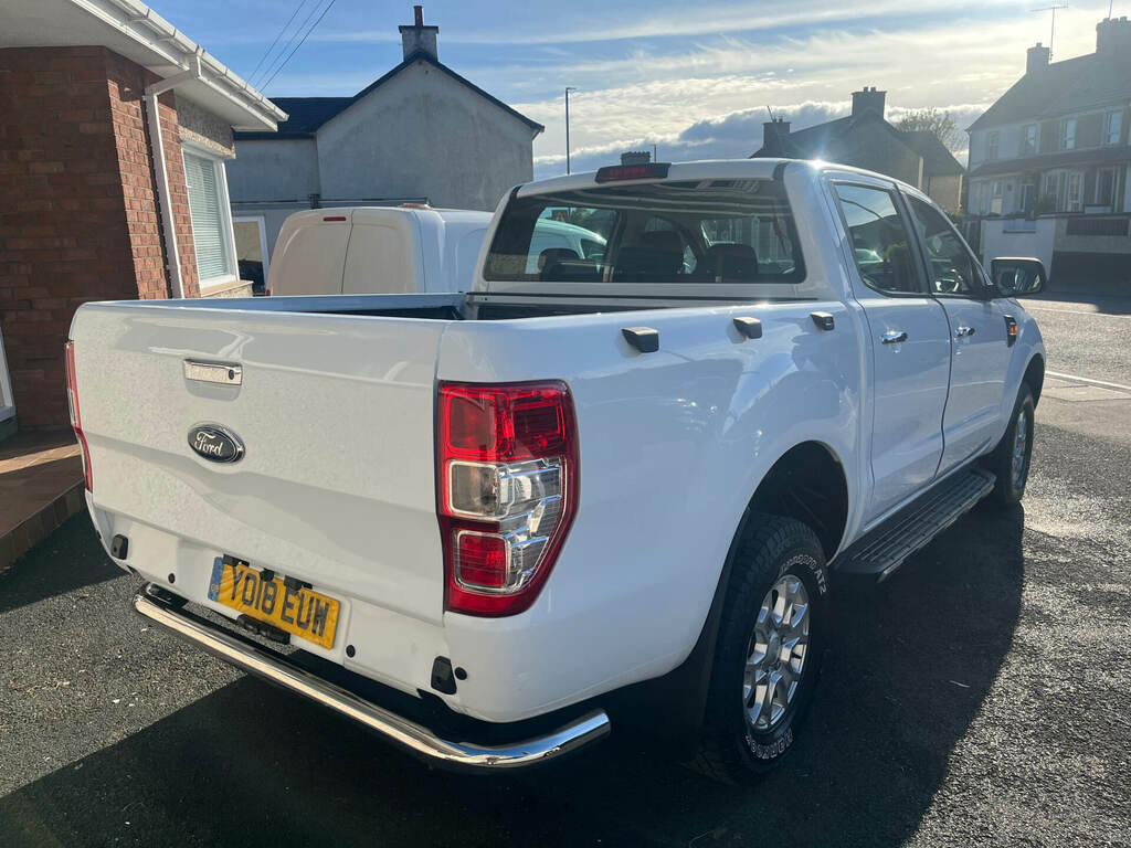 Ford Ranger Pick Up Double Cab Xlt 2.2 Tdci YO18EUW White #3