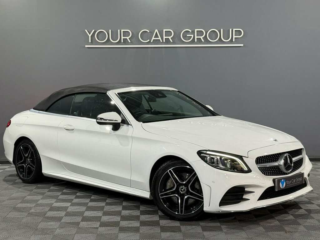Mercedes-Benz C Class 2.0 C300d Amg Line Premium Cabriolet G-tronic E KK19NLJ White #4