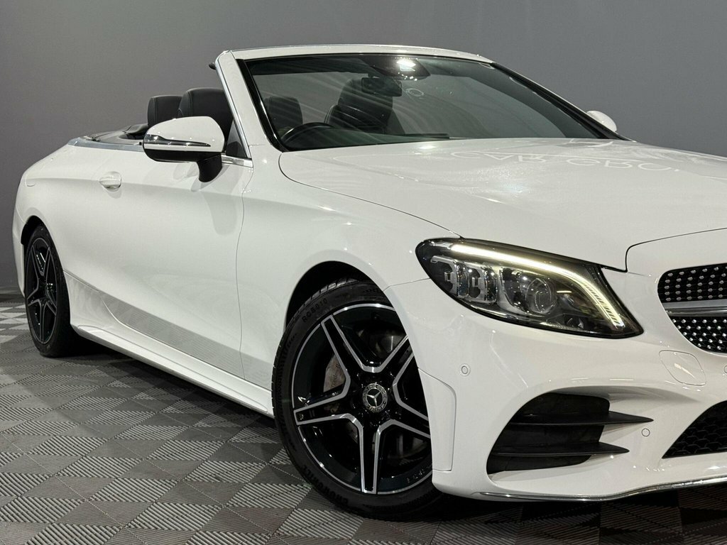 Mercedes-Benz C Class 2.0 C300d Amg Line Premium Cabriolet G-tronic E KK19NLJ White #2