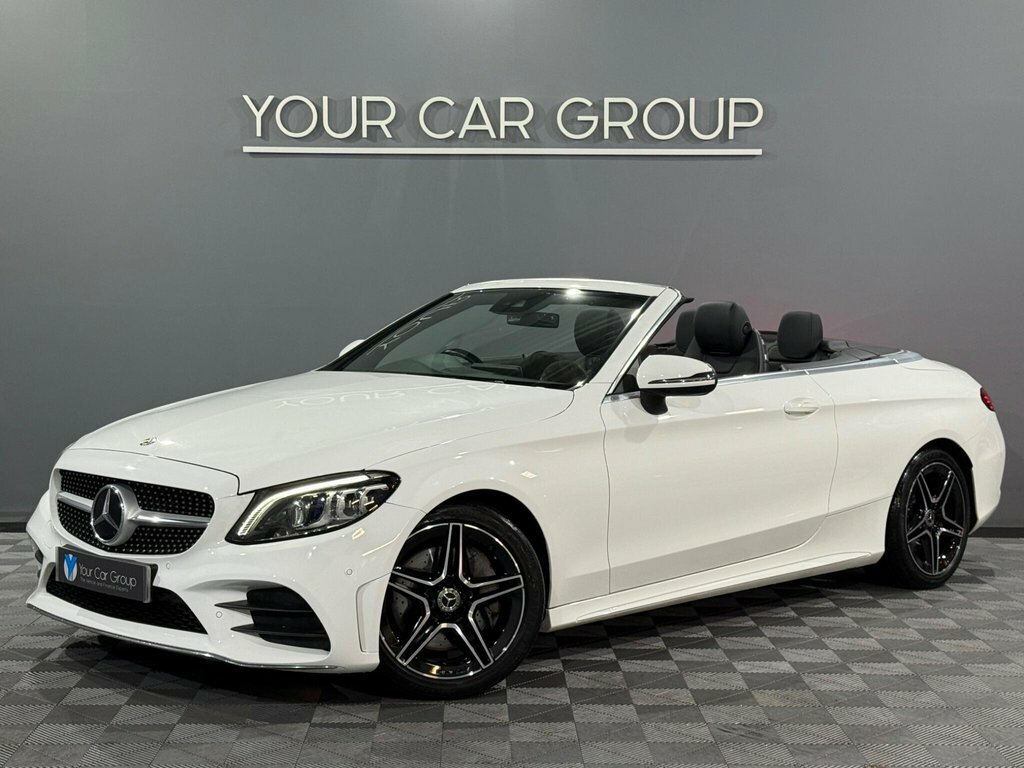 Mercedes-Benz C Class 2.0 C300d Amg Line Premium Cabriolet G-tronic E KK19NLJ White #6