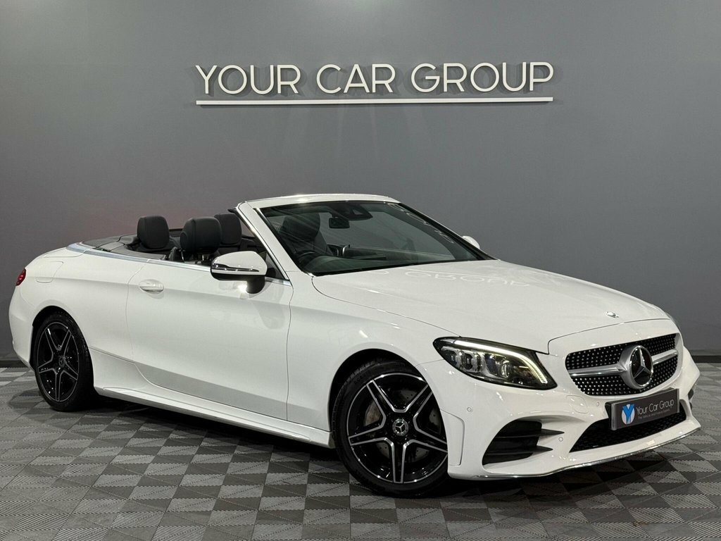Mercedes-Benz C Class 2.0 C300d Amg Line Premium Cabriolet G-tronic E White