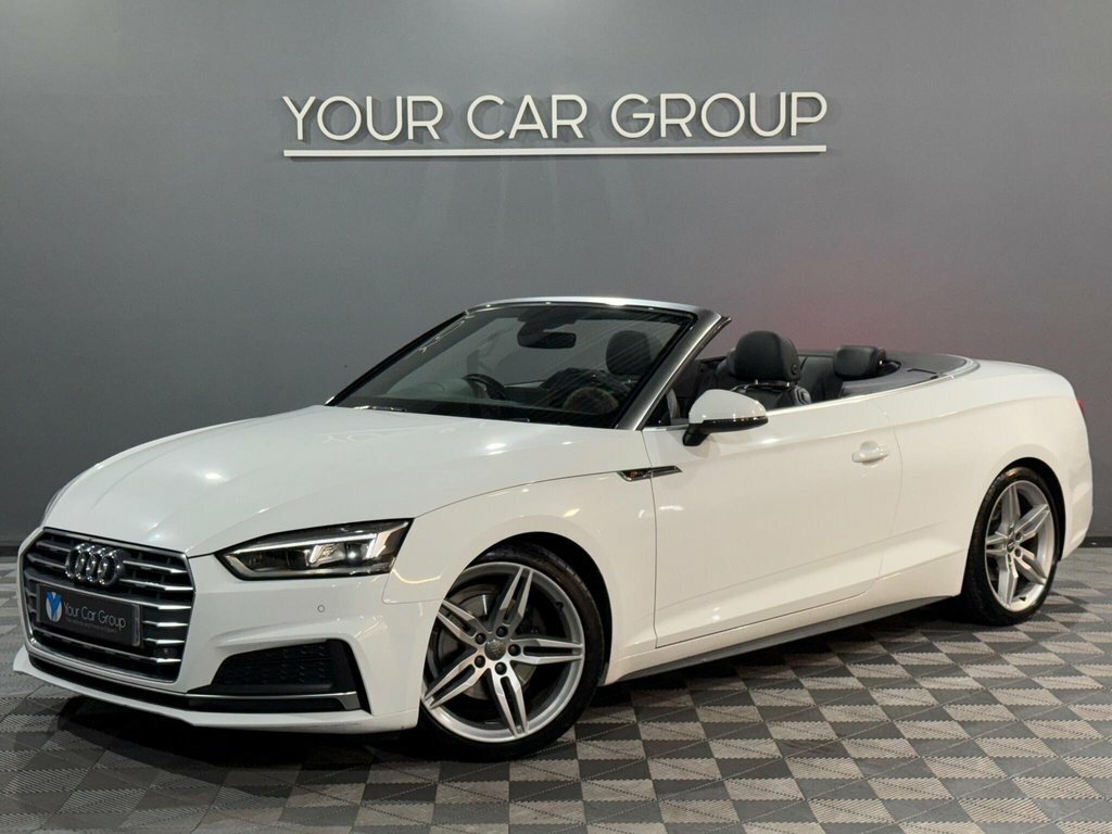 Audi A5 2.0 Tfsi 40 S Line S Tronic Euro 6 Ss WP69WCG White #3