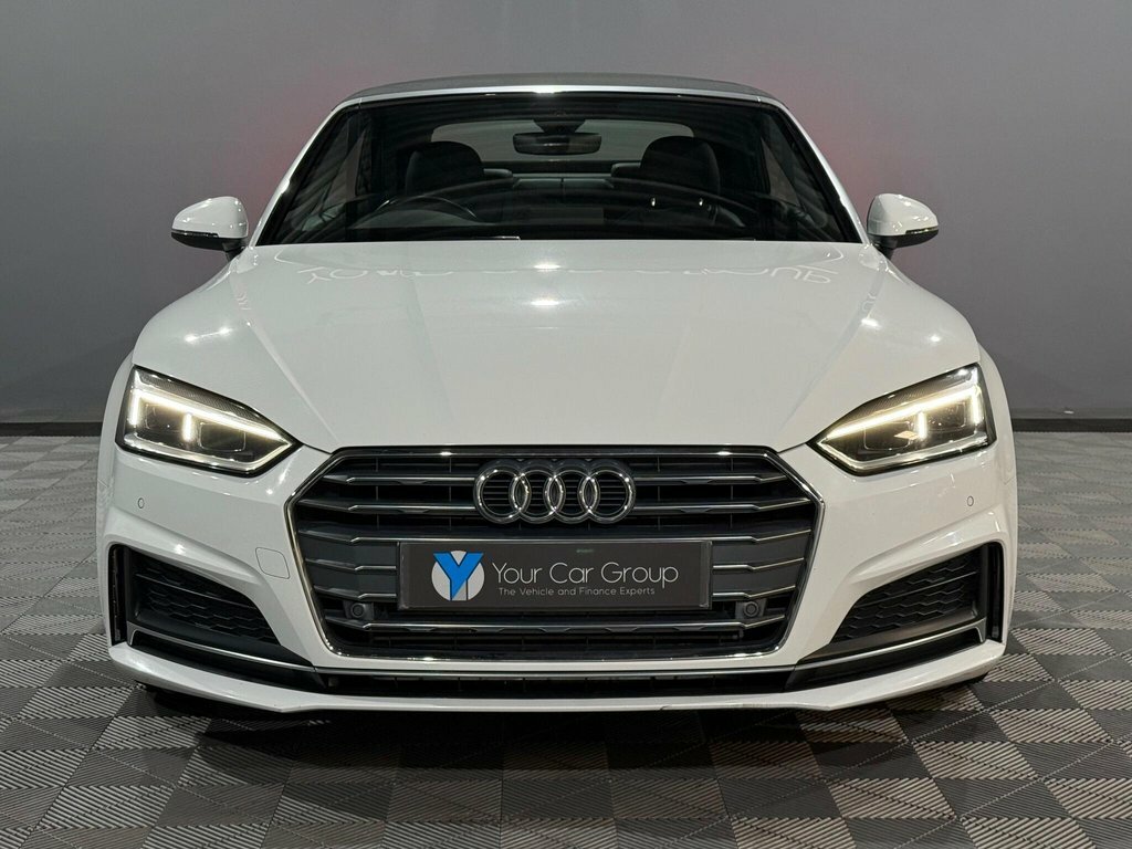 Audi A5 2.0 Tfsi 40 S Line S Tronic Euro 6 Ss WP69WCG White #2