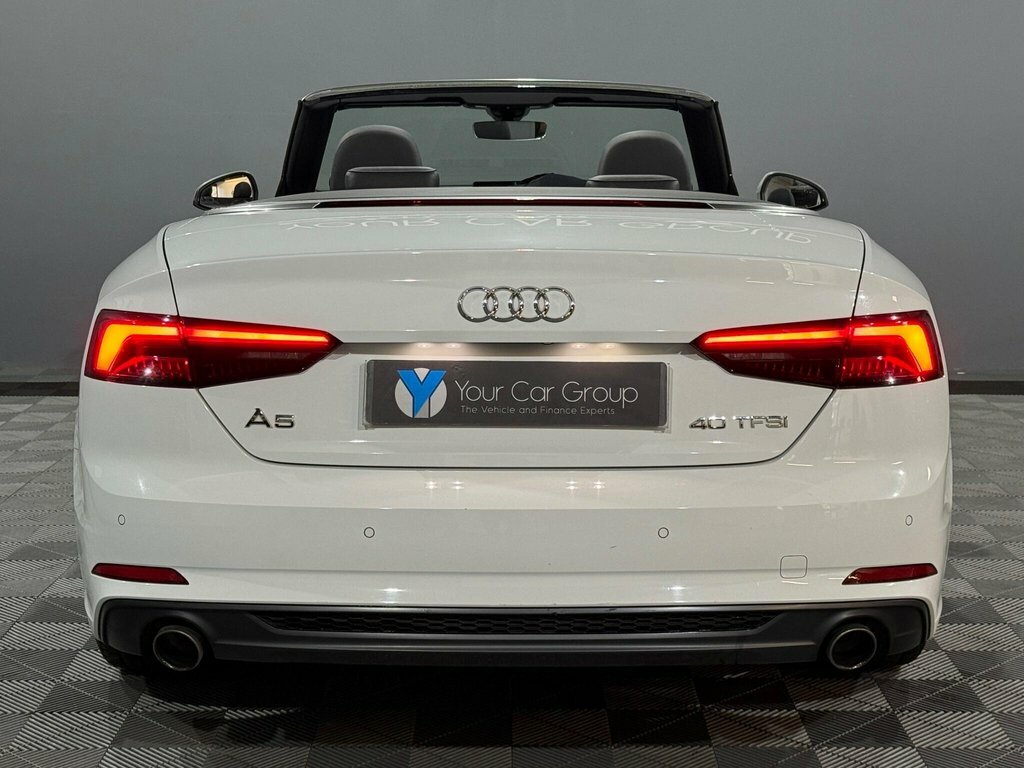 Audi A5 2.0 Tfsi 40 S Line S Tronic Euro 6 Ss WP69WCG White #6