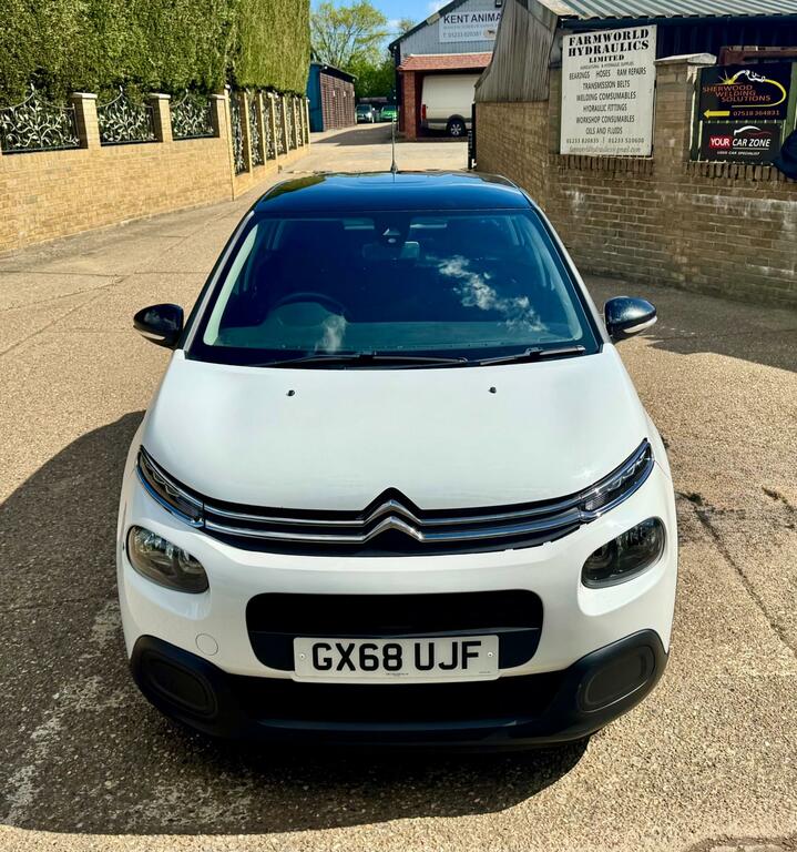 Citroen C3 1.6 Bluehdi Feel Hatchback GX68UJF White #3