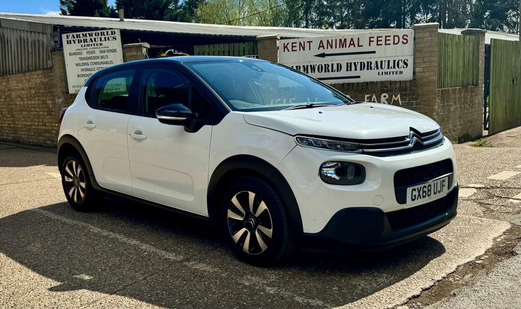 Citroen C3 1.6 Bluehdi Feel Hatchback GX68UJF White #4