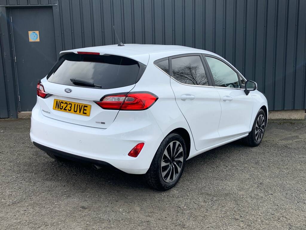 Ford Fiesta Titanium 1.0 Ecoboost Hybrid 125Ps NG23UVE White #4