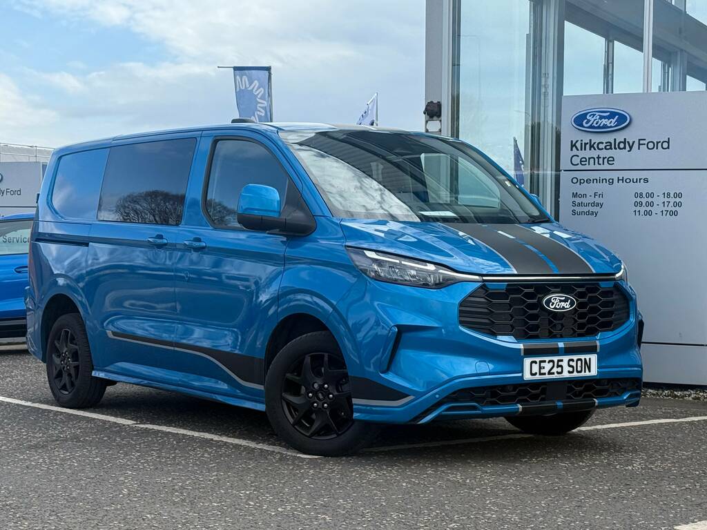 Ford Transit Custom 320 2.0 Ecoblue 170Ps L1 Double Cab Sport Blue