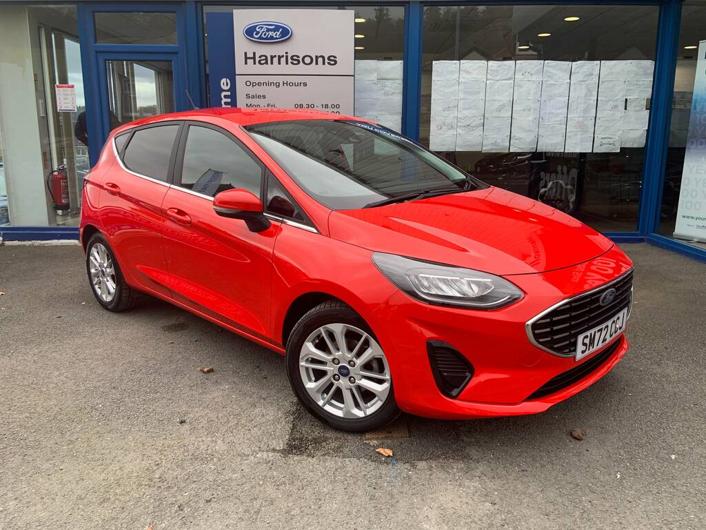 Ford Fiesta 1.0 Ecoboost 100Ps Titanium Red