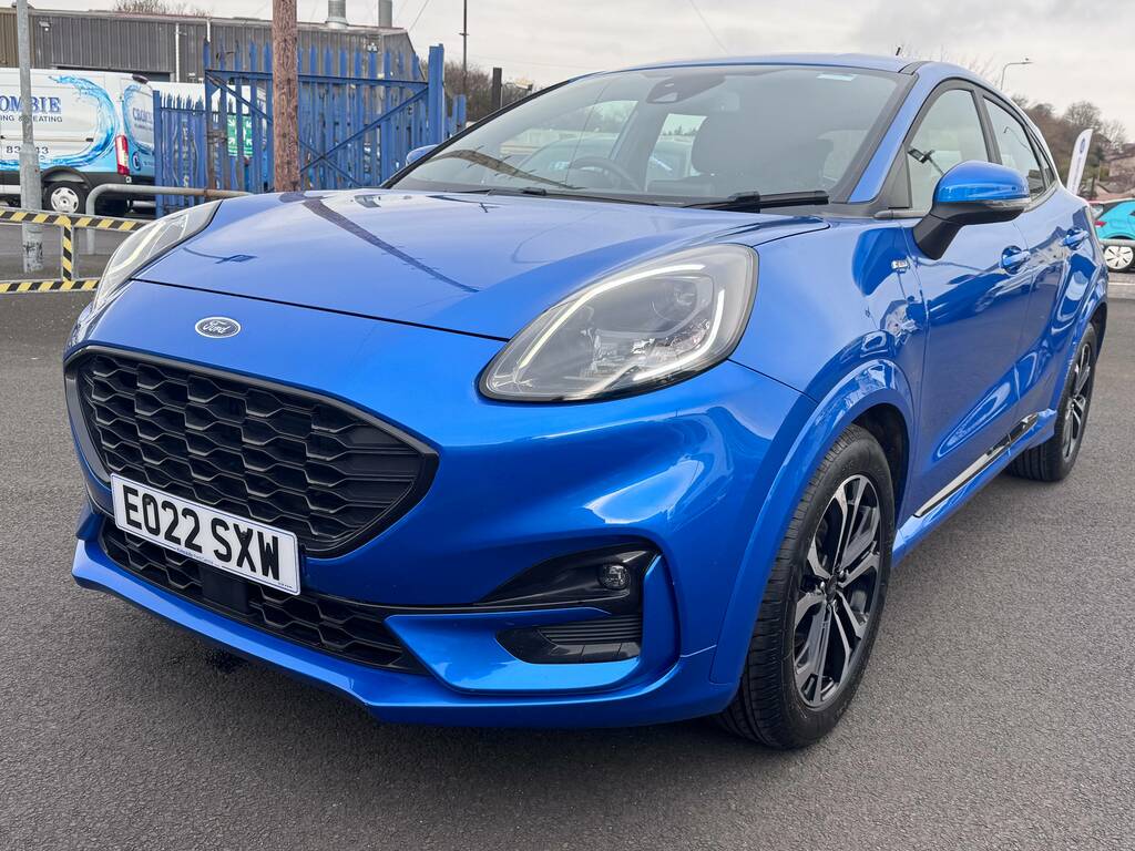 Ford Puma 1.0T Ecoboost Mhev St-line Suv Hybrid M EO22SXW Blue #3