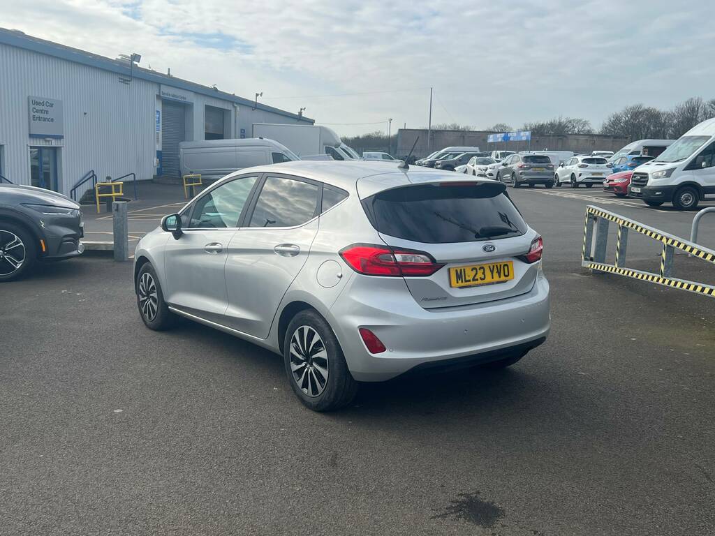 Ford Fiesta 1.0T Ecoboost Titanium Hatchback ML23YVO Silver #5