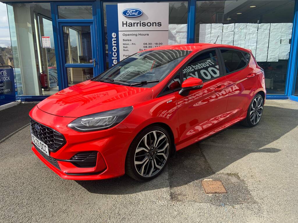 Ford Fiesta 1.0 Ecoboost Mhev 125Ps St-line X Edition SL23OCC Red #2