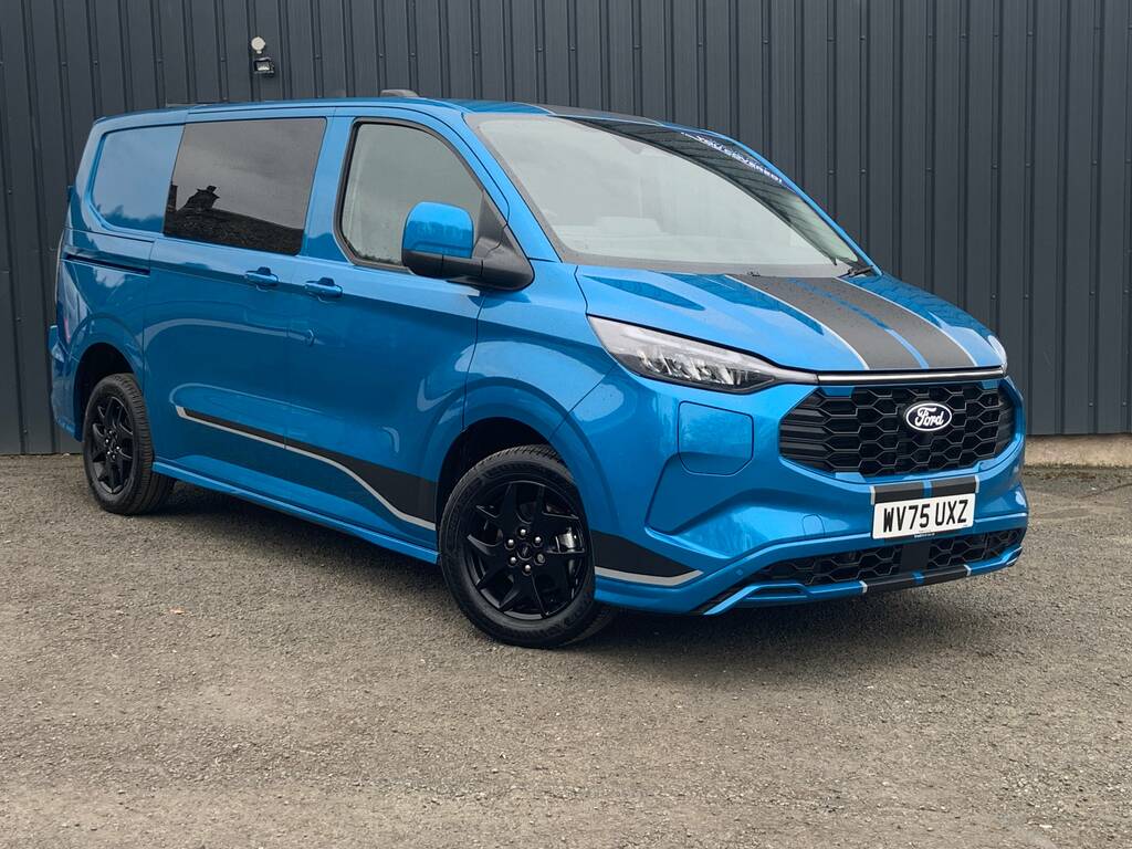 Ford Transit Custom 320 2.5 Phev 232Ps L1 Double Cab Sport Blue