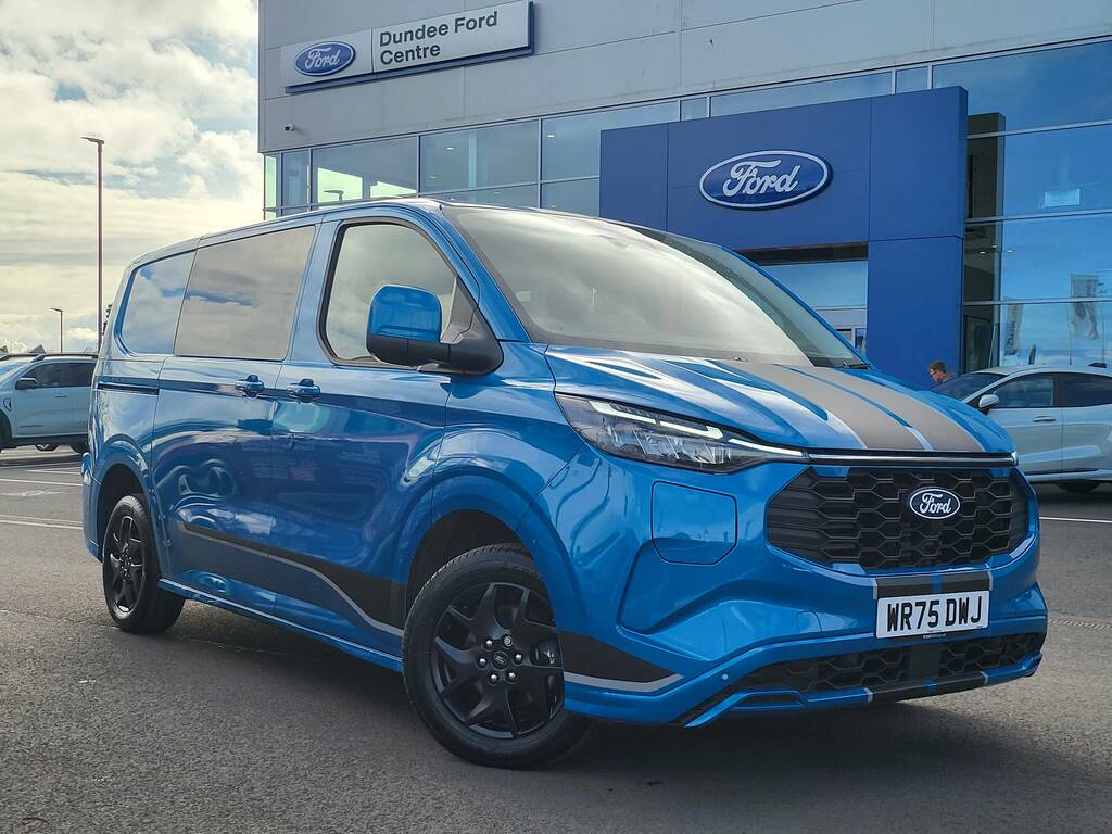 Ford Transit Custom 320 2.5 Phev 232Ps L1 Double Cab Sport Blue