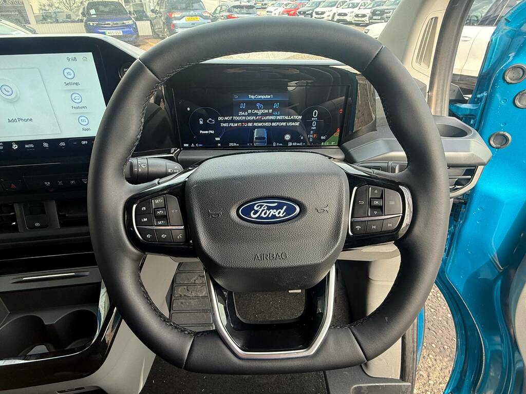 Ford Transit Custom 320 2.5 Phev 232Ps L1 Double Cab Sport WV75VAK Blue #5