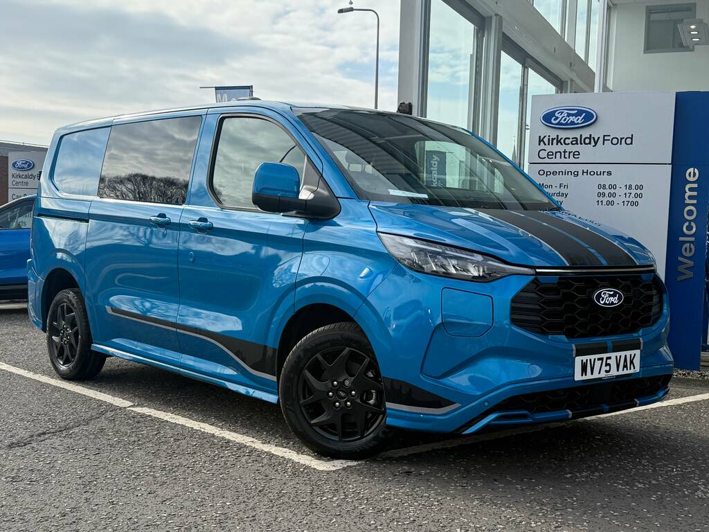 Ford Transit Custom 320 2.5 Phev 232Ps L1 Double Cab Sport Blue
