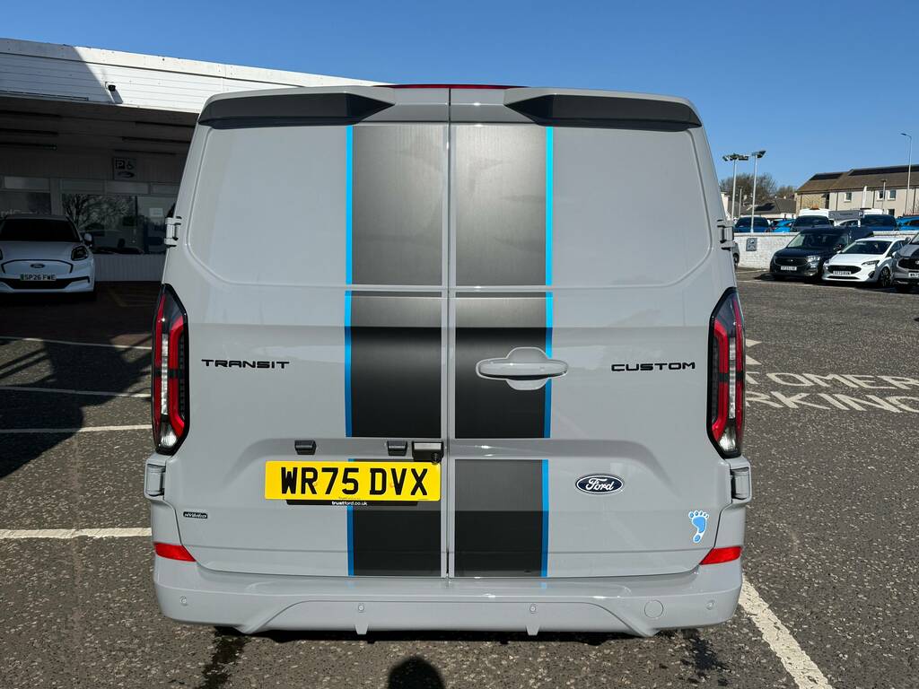 Ford Transit Custom 320 2.5 Phev 232Ps L1 Double Cab Sport WR75DVX Grey #4