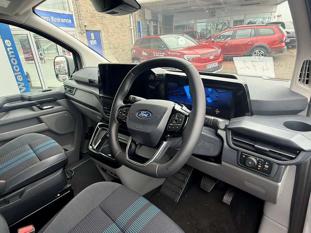 Ford Transit Custom 320 2.5 Phev 232Ps L1 Double Cab Sport WR75DVX Grey #3