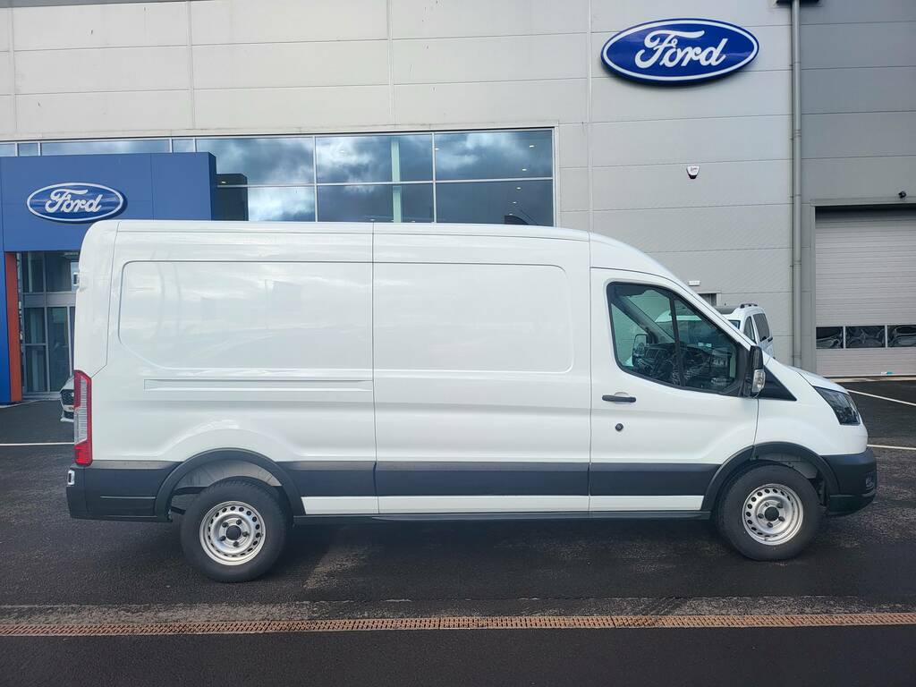 Ford Transit Custom 350 2.0 Ecoblue 130Ps L3 H2 Leader Fwd LG73SRW White #3