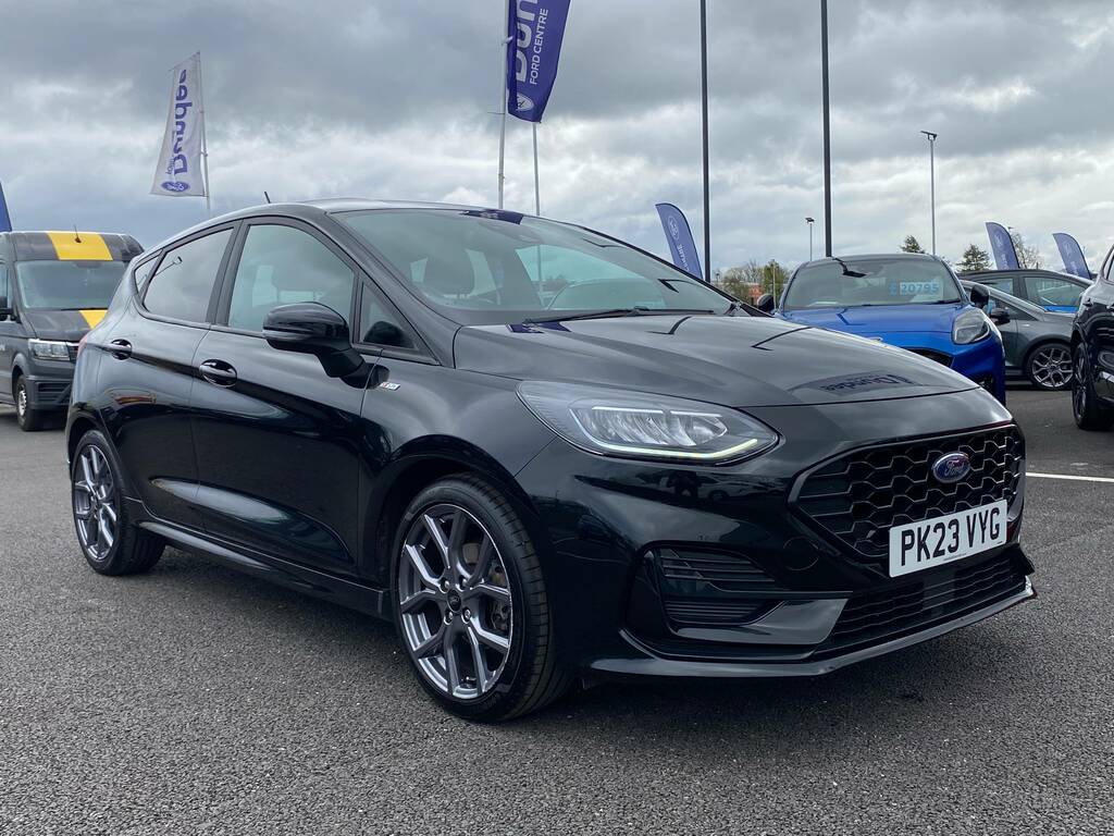 Ford Fiesta 1.0T Ecoboost St-line 100Ps PK23VYG Black #2