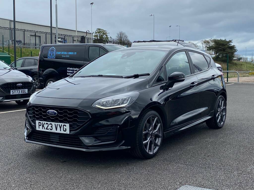 Ford Fiesta 1.0T Ecoboost St-line 100Ps PK23VYG Black #4