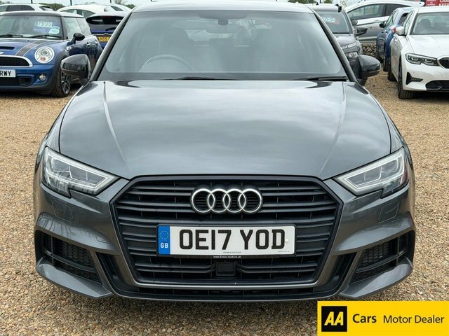 Audi A3 2.0 Tdi Black Edition Hatchback S Troni OE17YOD Black #2