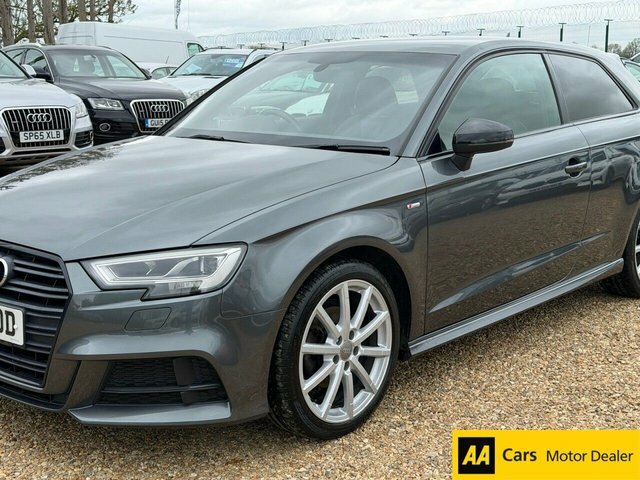 Audi A3 2.0 Tdi Black Edition Hatchback S Troni OE17YOD Black #3