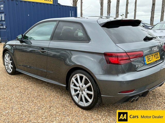 Audi A3 2.0 Tdi Black Edition Hatchback S Troni OE17YOD Black #4