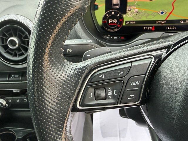 Audi A3 2.0 Tdi Black Edition Hatchback S Troni OE17YOD Black #6