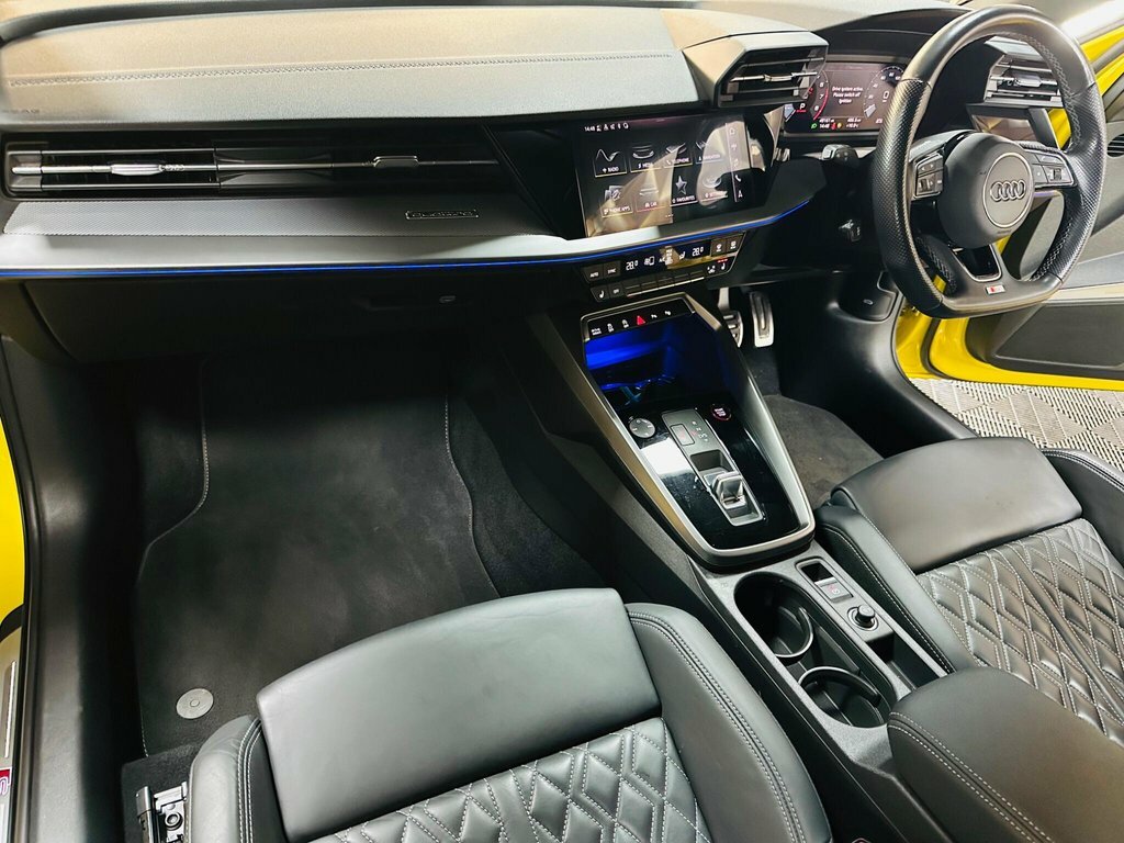 Audi S3 Saloon SH21EFW Yellow #5