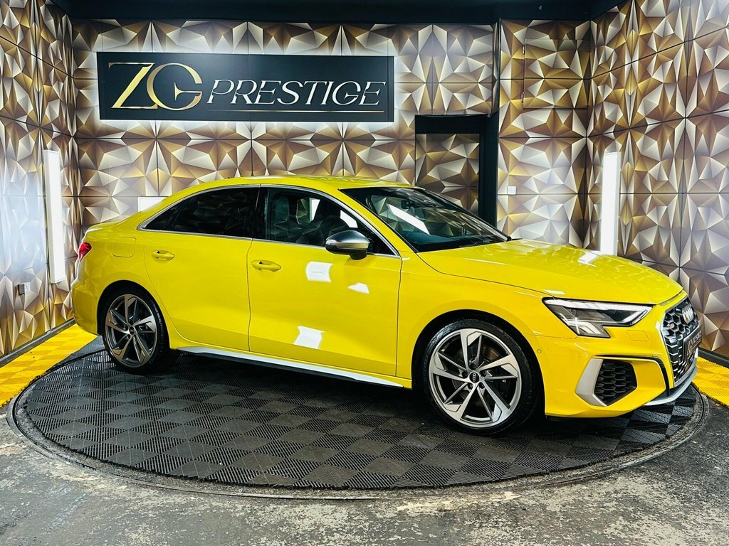 Audi S3 Saloon Yellow