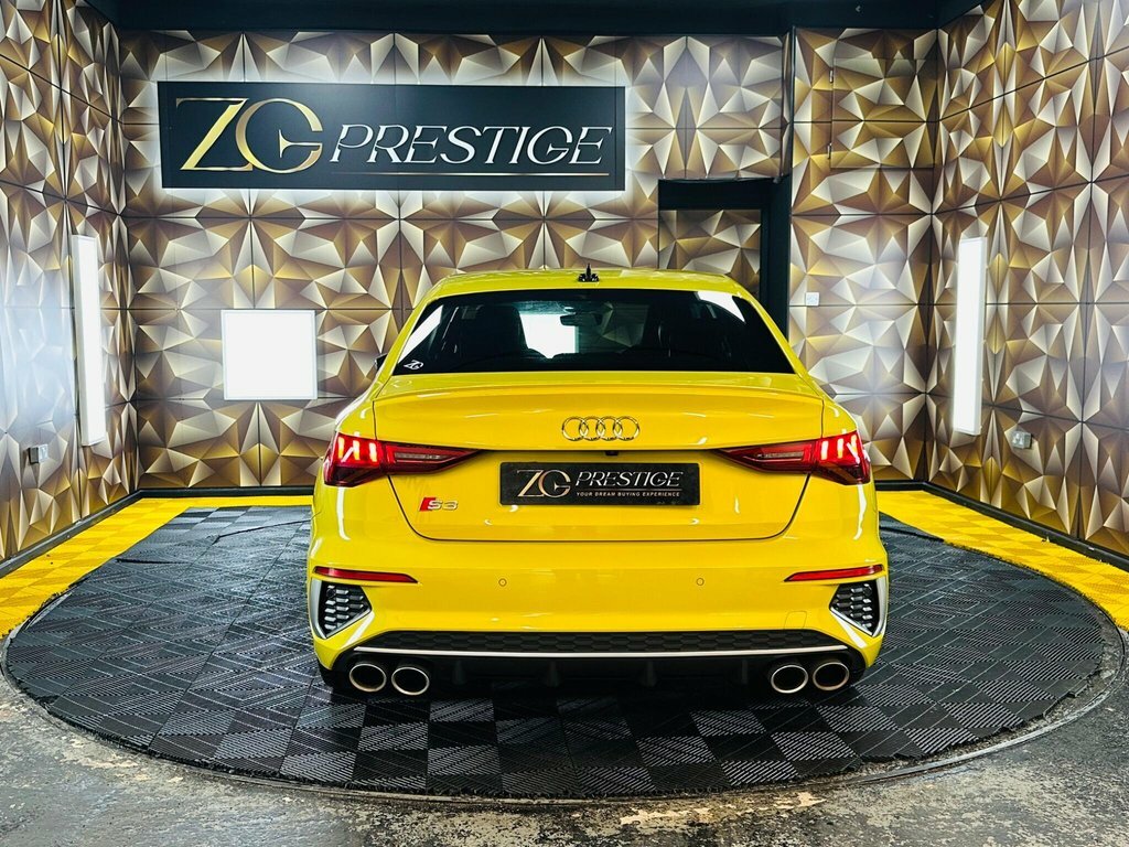 Audi S3 Saloon SH21EFW Yellow #4