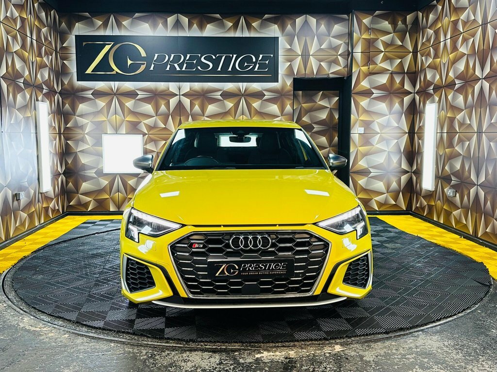 Audi S3 Saloon SH21EFW Yellow #2