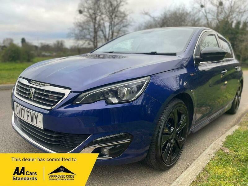 Peugeot 308 1.2 Puretech Gt Line Euro 6 Ss OV17FWY Blue #2