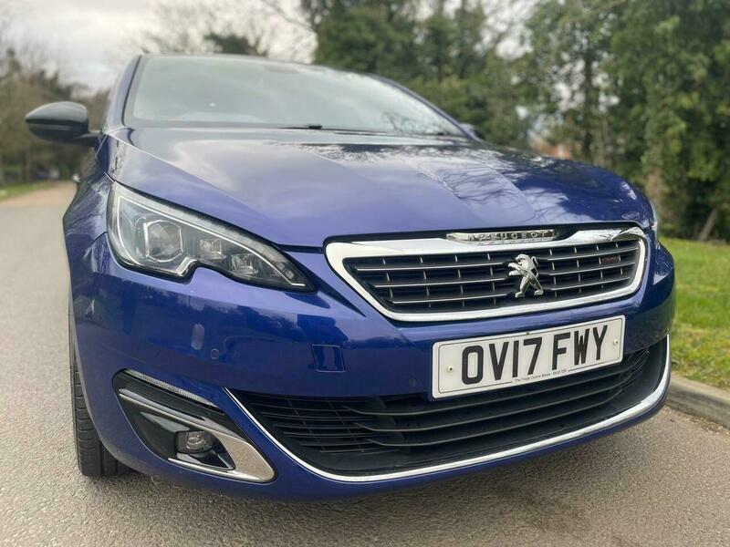 Peugeot 308 1.2 Puretech Gt Line Euro 6 Ss OV17FWY Blue #4