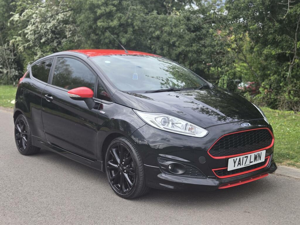 Ford Fiesta 1.0T Ecoboost St-line Euro 6 Ss YA17LWN Black #5