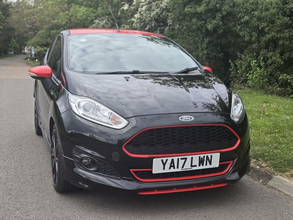 Ford Fiesta 1.0T Ecoboost St-line Euro 6 Ss YA17LWN Black #4