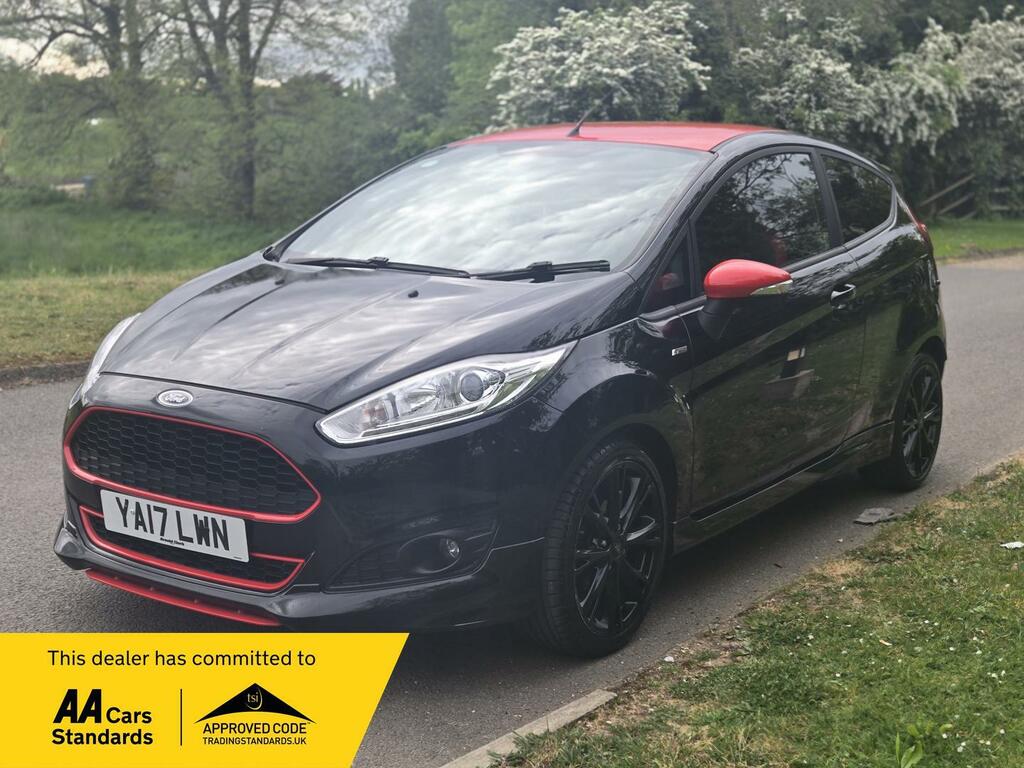 Ford Fiesta 1.0T Ecoboost St-line Euro 6 Ss YA17LWN Black #2