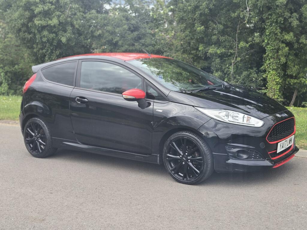 Ford Fiesta 1.0T Ecoboost St-line Euro 6 Ss YA17LWN Black #6