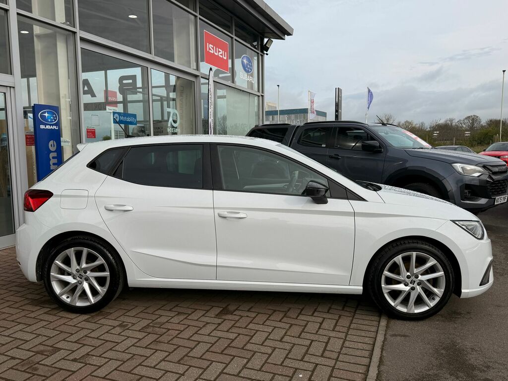 Seat Ibiza 1.0 Tsi Fr Hatchback Euro 6 Ss NJ22HKY White #3