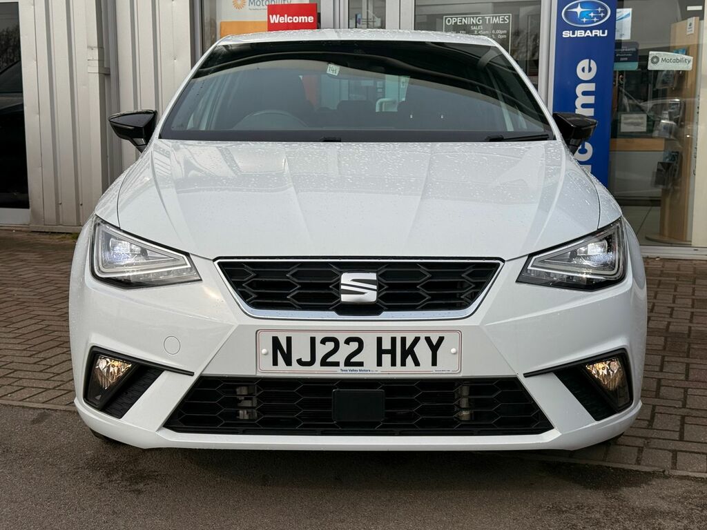 Seat Ibiza 1.0 Tsi Fr Hatchback Euro 6 Ss NJ22HKY White #2