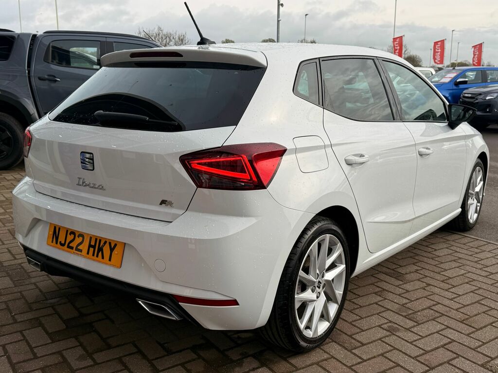 Seat Ibiza 1.0 Tsi Fr Hatchback Euro 6 Ss NJ22HKY White #4