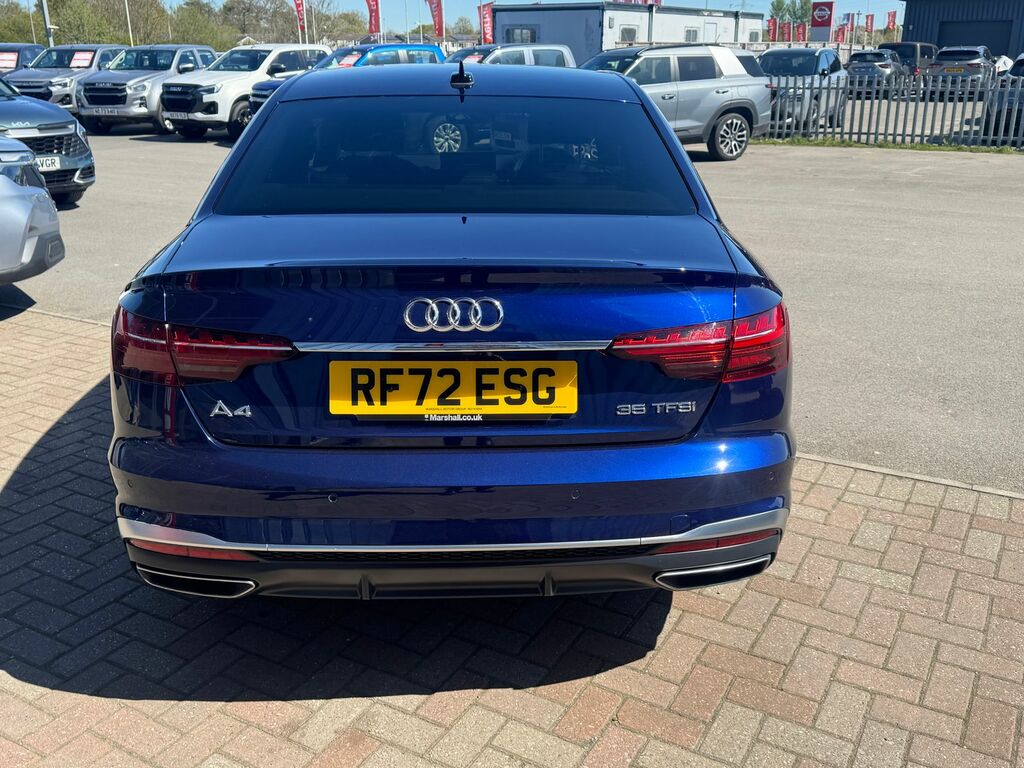 Audi A4 2.0 Tfsi 35 S Line Saloon S Tronic Euro RF72ESG Blue #6