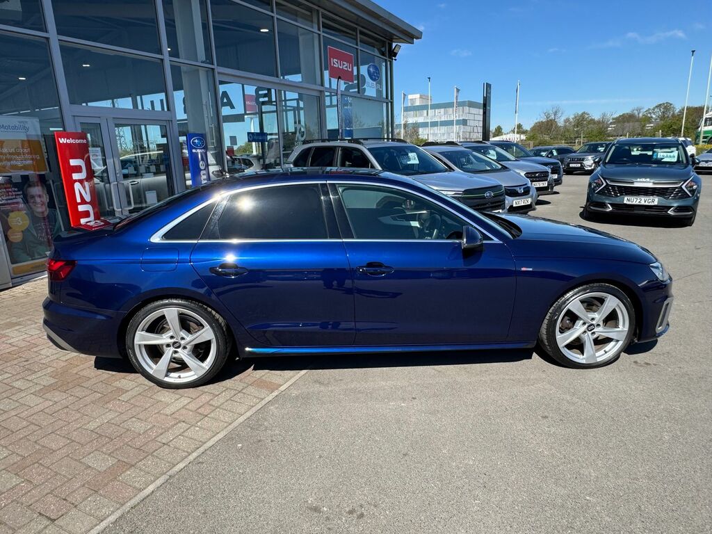 Audi A4 2.0 Tfsi 35 S Line Saloon S Tronic Euro RF72ESG Blue #4