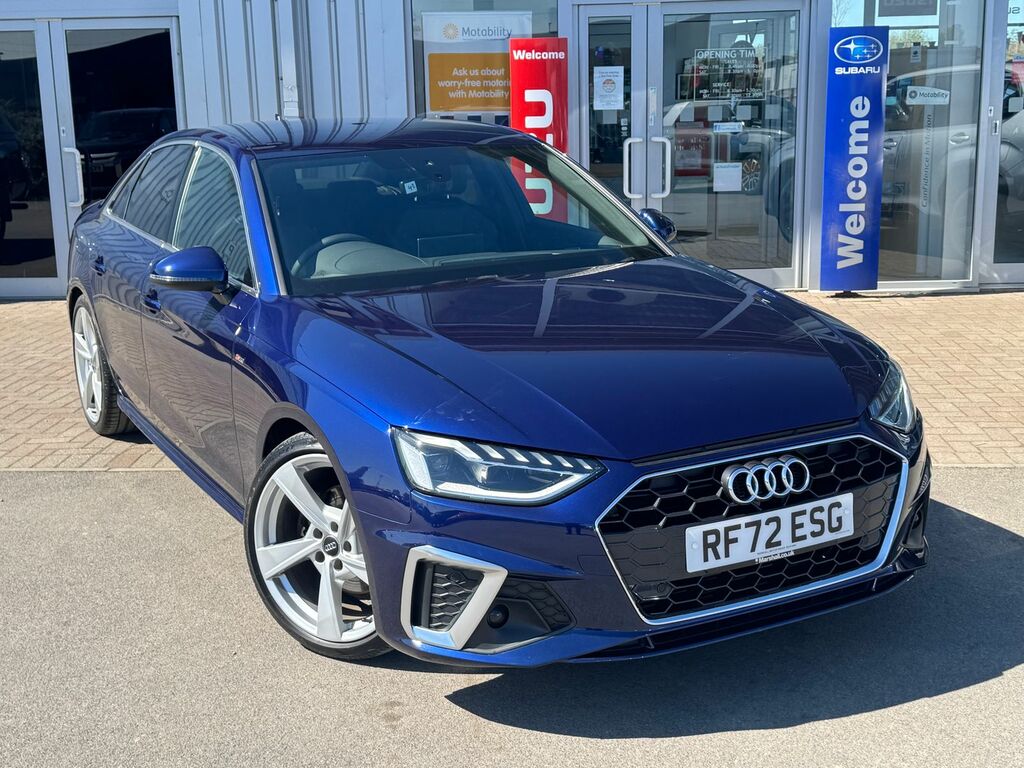 Audi A4 2.0 Tfsi 35 S Line Saloon S Tronic Euro Blue