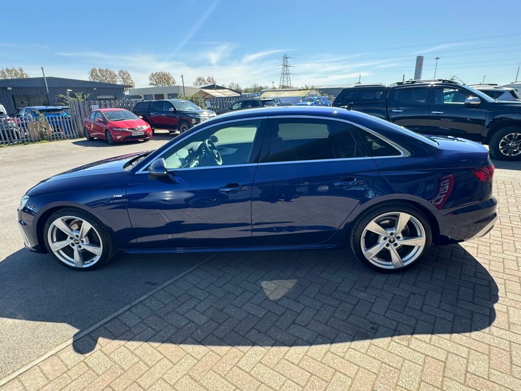 Audi A4 2.0 Tfsi 35 S Line Saloon S Tronic Euro RF72ESG Blue #2