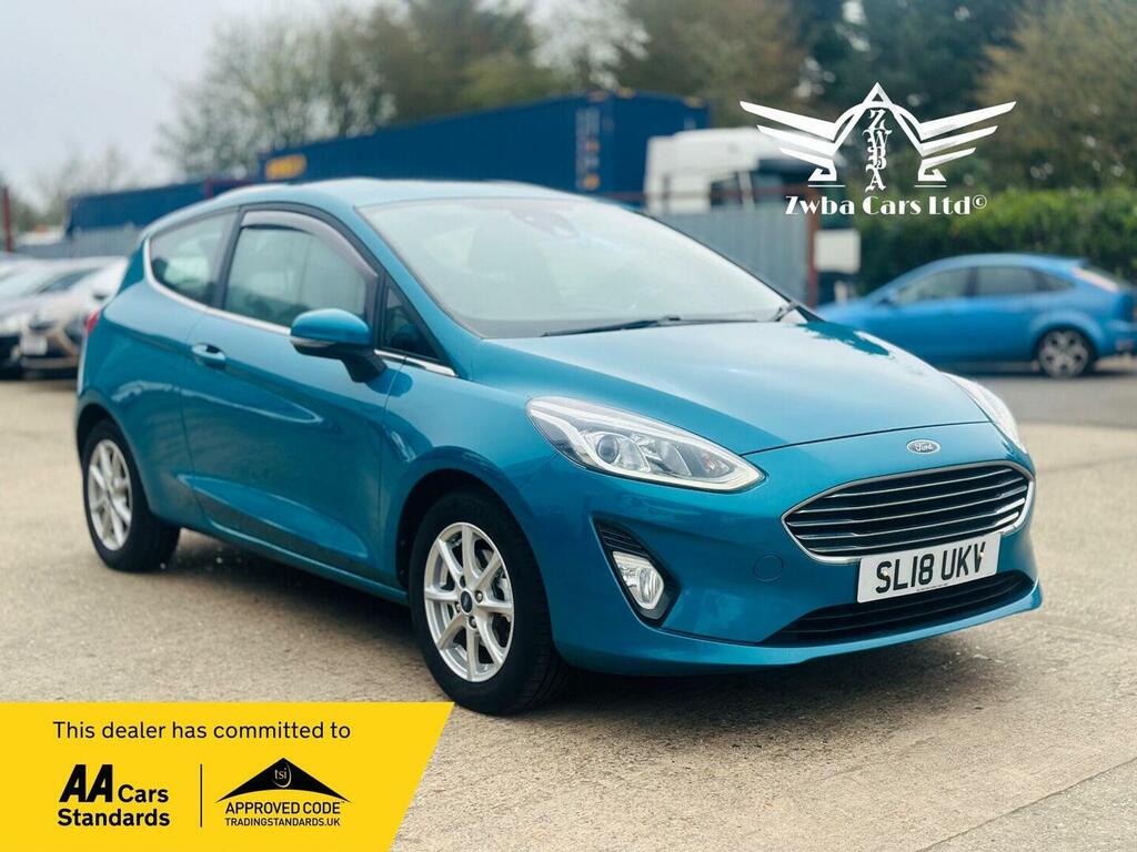 Ford Fiesta Hatchback 1.0T Ecoboost Zetec Euro 6 Ss 20 Blue