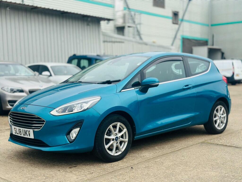 Ford Fiesta Hatchback 1.0T Ecoboost Zetec Euro 6 Ss 20 SL18UKV Blue #2
