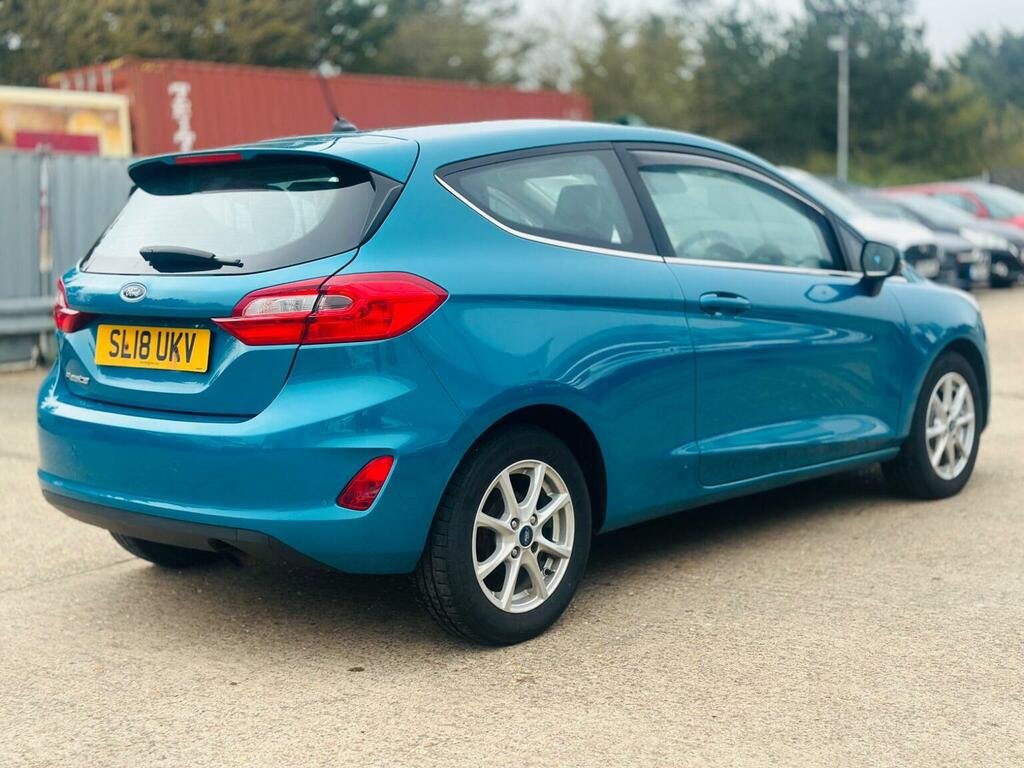 Ford Fiesta Hatchback 1.0T Ecoboost Zetec Euro 6 Ss 20 SL18UKV Blue #4